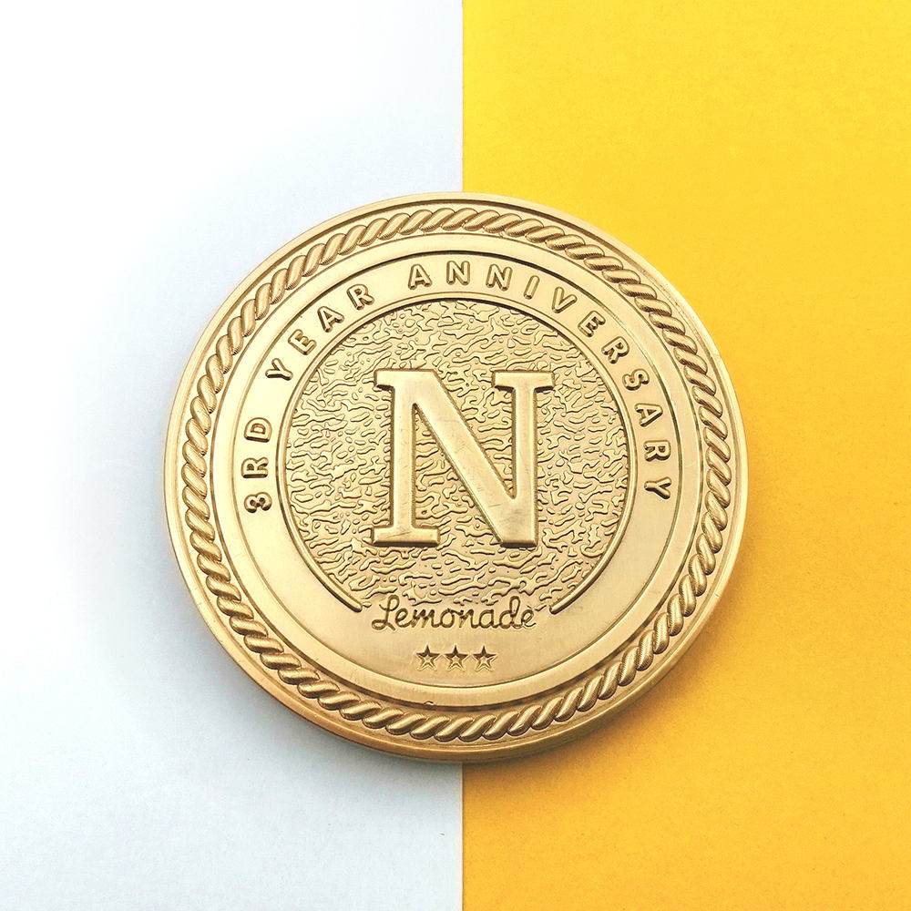 Create Your Own Custom Coins Mold Online, Commemorative Gold Challenge